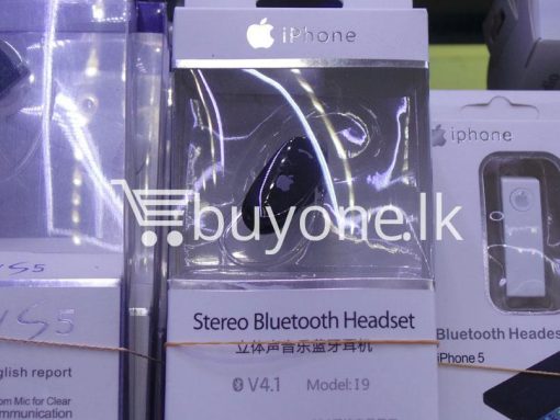 iphone smart stereo bluetooth headset mobile phone accessories brand new sale gift offer sri lanka buyone lk 6 510x383 - iPhone Smart Stereo Bluetooth Headset