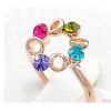 new 2016 fashion most unusual happiness ferris wheel color rhinestone ring best deal valentine send gifts special offer buy one lk sri lanka 100x100 - 2016 New Hot Euramerica style steam drill out lover rings for women well, party wedding ring