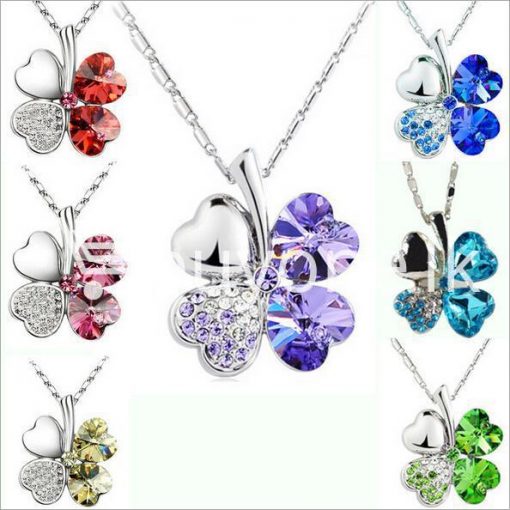 new 2016 silver crystal pendant chain necklace valentine gift jewelry store special best offer buy one lk sri lanka 12671 510x510 - New 2016 Silver Crystal Pendant Chain Necklace Valentine Gift