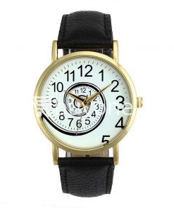 spiral design pattern quartz wrist watch watch store special best offer buy one lk sri lanka 09053 247x296 - Spiral Design Pattern Quartz Wrist Watch