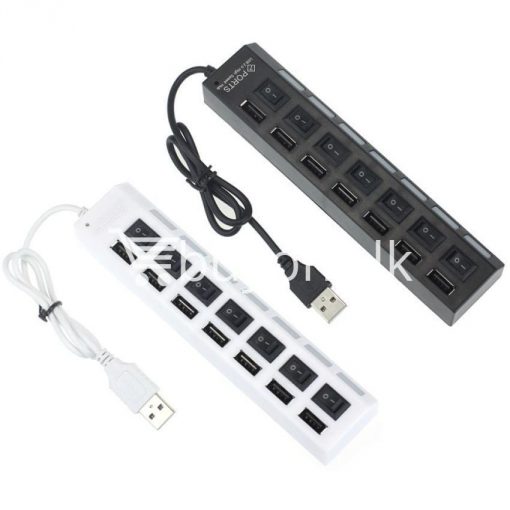 7 ports led usb high speed hub with power switch for laptop computer mobile phone accessories special best offer buy one lk sri lanka 03048 510x510 - 7 Ports LED USB High Speed Hub With Power Switch for Laptop Computer