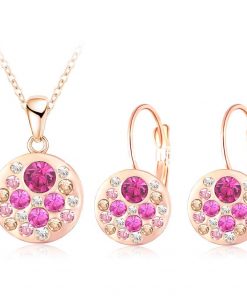 2016 new 18k rose gold plated pendantearrings jewelry set jewelry sets special best offer buy one lk sri lanka 63906 1 247x296 - 2016 New 18K Rose Gold Plated Pendant/Earrings Jewelry Set