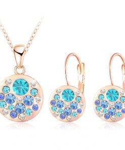 2016 new 18k rose gold plated pendantearrings jewelry set jewelry sets special best offer buy one lk sri lanka 63906 247x296 - 2016 New 18K Rose Gold Plated Pendant/Earrings Jewelry Set