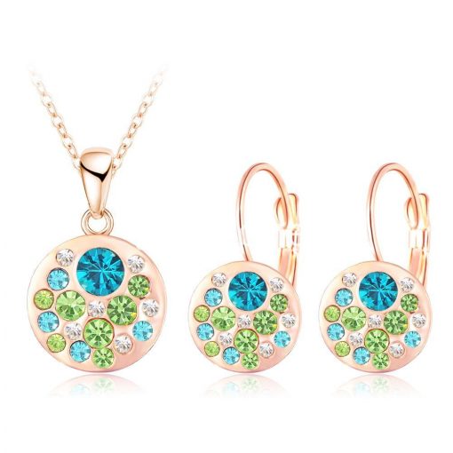 2016 new 18k rose gold plated pendantearrings jewelry set jewelry sets special best offer buy one lk sri lanka 63907 510x510 - 2016 New 18K Rose Gold Plated Pendant/Earrings Jewelry Set
