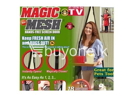 magnetic magic mesh–hands free screen door as seen on tv avurudu best deals offers send gifts sri lanka buy one lk 510x383 - Magnetic Magic Mesh – Hands Free Screen Door As Seen On TV