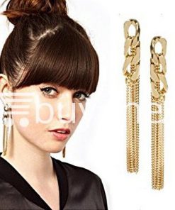 new fashion women gold plated drop earrings earrings special best offer buy one lk sri lanka 62170 247x296 - New Fashion Women Gold Plated Drop Earrings