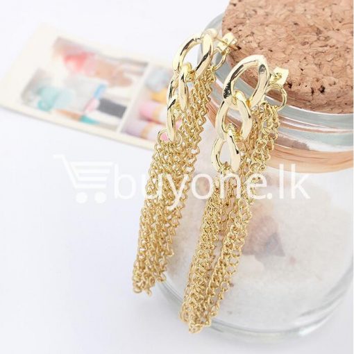 new fashion women gold plated drop earrings earrings special best offer buy one lk sri lanka 62172 1 510x510 - New Fashion Women Gold Plated Drop Earrings