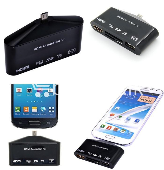 hdtv tv adapter with otg card reader for samsung galaxy s3 s4 s5 i9300 i9500 note 2 3 4 edge mobile phone accessories special best offer buy one lk sri lanka 97597 1 - HDTV TV Adapter with OTG Card Reader for Samsung Galaxy S3, S4, S5, i9300, i9500, Note 2 3 4 Edge