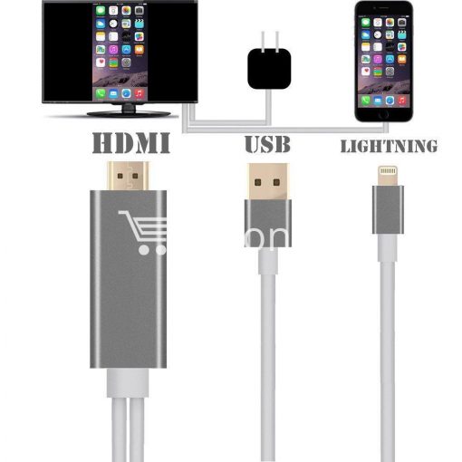 iphone hdmi 1080p hdtv cable for iphone 55s66plus6s6splusipad mobile phone accessories special best offer buy one lk sri lanka 25722 510x510 - iPhone HDMI 1080p HDTV Cable For iPhone 5/5S/6/6plus/6S/6SPlus/ipad