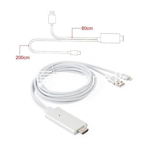 iphone hdmi 1080p hdtv cable for iphone 55s66plus6s6splusipad mobile phone accessories special best offer buy one lk sri lanka 25725 510x510 - iPhone HDMI 1080p HDTV Cable For iPhone 5/5S/6/6plus/6S/6SPlus/ipad