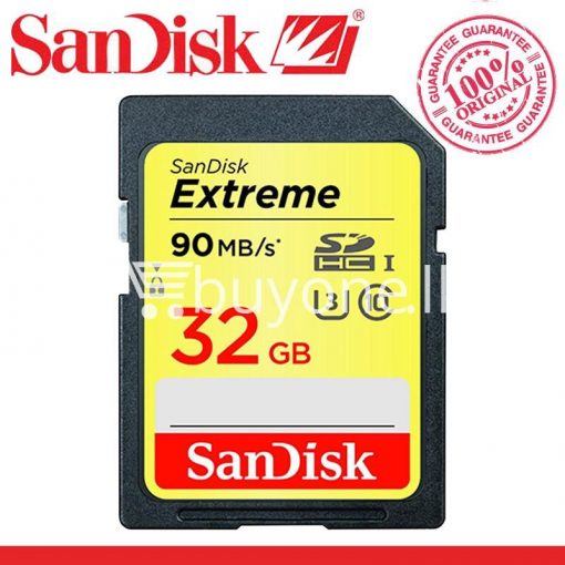 original sandisk extreme sdhc u3 memory card for cameras camera store special best offer buy one lk sri lanka 81663 510x510 - Original SanDisk Extreme SDHC U3 Memory Card for Cameras
