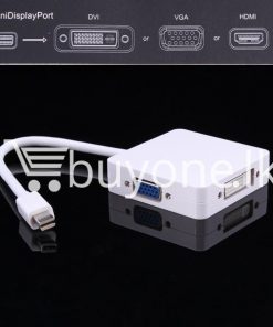 mini 3 in1 display port to hdmi vga dvi converter adapter for apple macbook imac hdmi digital cables computer store special best offer buy one lk sri lanka 65805 247x296 - Mini 3 in1 Display Port to HDMI VGA DVI Converter Adapter for Apple MacBook iMac HDMI Digital Cables
