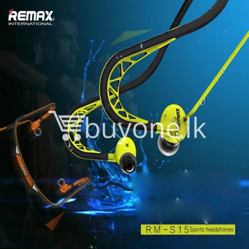 stylish remax in ear sports sweat proof neckband earphones mobile phone accessories special best offer buy one lk sri lanka 86292 510x510 - Stylish REMAX In-Ear Sports Sweat-proof Neckband Earphones