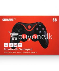 gen game s5 wireless bluetooth controller gamepad for ios android os phone tablet pc smart tv with holder special best offer buy one lk sri lanka 00567 247x296 - GEN GAME S5 Wireless Bluetooth Controller Gamepad For IOS Android OS Phone Tablet PC Smart TV With Holder