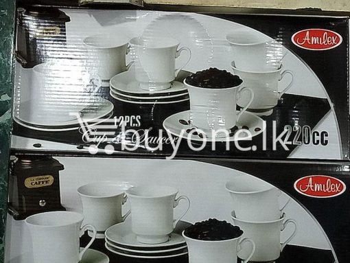 amilex 12pcs cup saucer 220cc home and kitchen special best offer buy one lk sri lanka 99459 510x383 - Amilex 12pcs Cup & Saucer 220cc