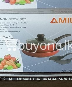 amilex 5pcs non stick set for healthy and light food home and kitchen special best offer buy one lk sri lanka 99504 247x296 - Amilex 5Pcs Non Stick Set For Healthy and Light Food