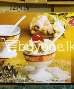 amilex high quality 12pcs set ice cream cup spoon home and kitchen special best offer buy one lk sri lanka 99462 247x296 - Amilex High Quality 12pcs Set Ice Cream Cup & Spoon