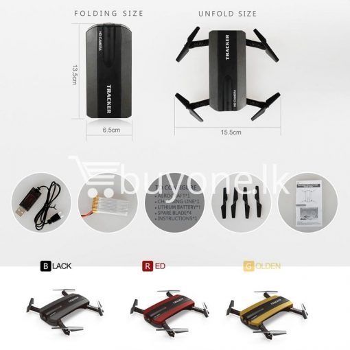mini selfie tracker foldable pocket rc quadcopter drone altitude hold fpv with wifi camera mobile store special best offer buy one lk sri lanka 30756 510x510 - Mini Selfie Tracker Foldable Pocket RC Quadcopter Drone Altitude Hold FPV with WIFI Camera