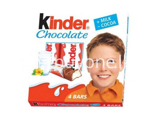 kinder chocolate 4 bars new food items sale offer in sri lanka buyone lk 510x383 - Kinder Chocolate 4 bars