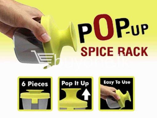 pop up standing spice rack 6 pieces fine life for sale sri lanka brand new buy one lk send gift offers 5 510x383 - Pop Up Standing Spice Rack (6 Pieces) Fine life