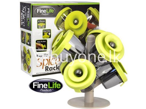 pop up standing spice rack 6 pieces fine life for sale sri lanka brand new buy one lk send gift offers 8 510x383 - Pop Up Standing Spice Rack (6 Pieces) Fine life