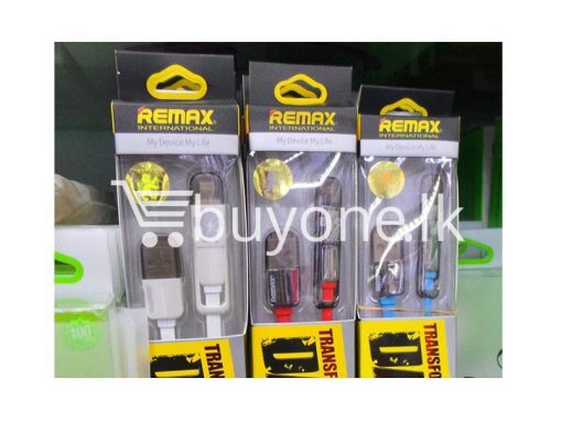 original remax data transfer cable 1000mm mobile phone accessories brand new sale gift offer sri lanka buyone lk 510x383 - Remax Data Transfer Cable 1000mm - 2in1