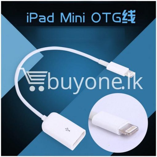 lightning to usb otg cable for iphone 55s6 ipad 4 and ipad mini mobile store special best offer buy one lk sri lanka 14642 510x510 - Lightning to USB OTG Cable for iphone 5/5s/6 iPad 4 and iPad Mini