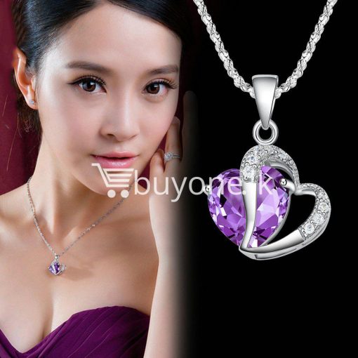new crystal pendant necklaces heart chain valentine gifts jewelry store special best offer buy one lk sri lanka 11942 1 510x510 - New Crystal Pendant Necklaces Heart Chain Valentine Gifts