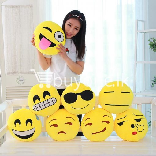soft emotional smiley yellow round cushion pillow home and kitchen special best offer buy one lk sri lanka 10743 510x510 - Soft Emotional Smiley Yellow Round Cushion Pillow
