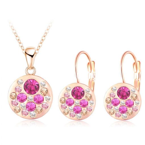 2016 new 18k rose gold plated pendantearrings jewelry set jewelry sets special best offer buy one lk sri lanka 63906 1 510x510 - 2016 New 18K Rose Gold Plated Pendant/Earrings Jewelry Set