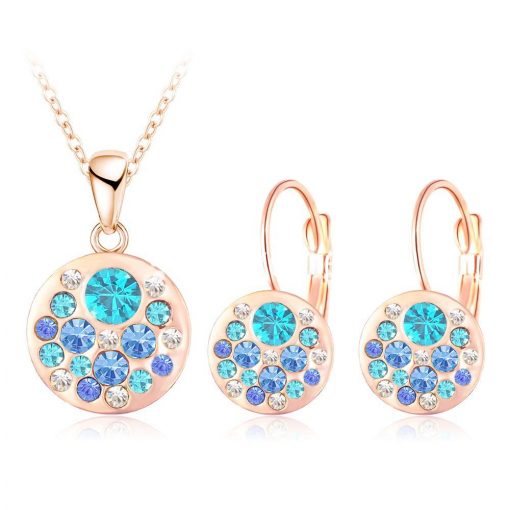 2016 new 18k rose gold plated pendantearrings jewelry set jewelry sets special best offer buy one lk sri lanka 63906 510x510 - 2016 New 18K Rose Gold Plated Pendant/Earrings Jewelry Set