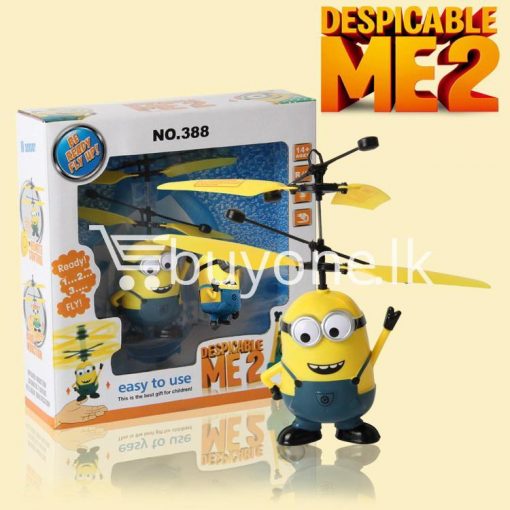 new arrival flying helicopter toy minion despicable me with free remote baby care toys special best offer buy one lk sri lanka 86086 510x510 - New Arrival : Flying Helicopter Toy Minion Despicable Me with Free Remote