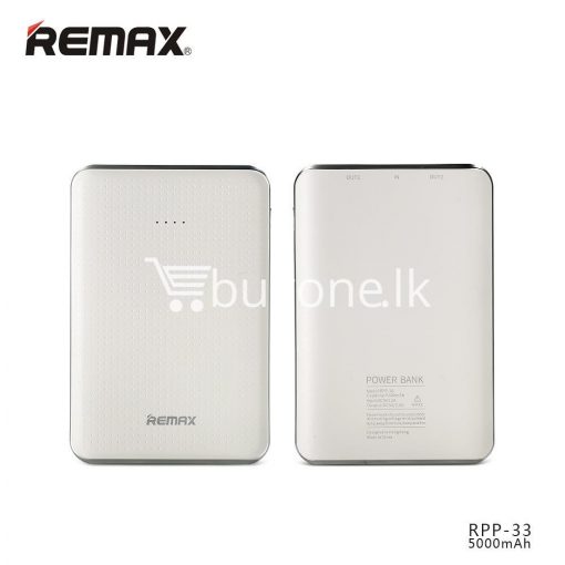 original remax tiger rpp 33 5000mah portable dual usb power bank mini external battery mobile phone accessories special best offer buy one lk sri lanka 25463 510x510 - Original Remax Tiger RPP-33 5000mAh Portable Dual USB Power Bank Mini External Battery