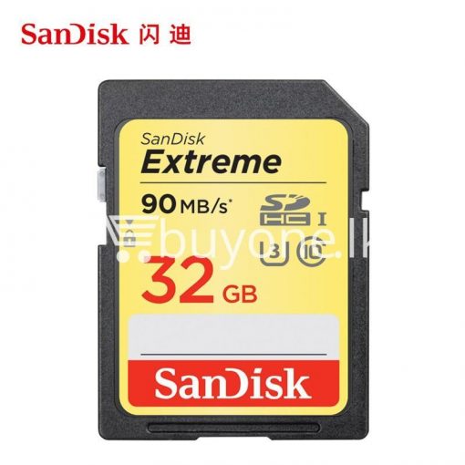 original sandisk extreme sdhc u3 memory card for cameras camera store special best offer buy one lk sri lanka 81666 510x510 - Original SanDisk Extreme SDHC U3 Memory Card for Cameras