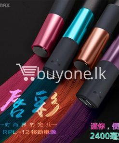 remax 2600mah fashion luxury lipstick power bank mobile phone accessories special best offer buy one lk sri lanka 23656 247x296 - REMAX 2600mAh Fashion Luxury Lipstick Power Bank