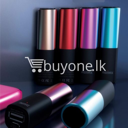 remax 2600mah fashion luxury lipstick power bank mobile phone accessories special best offer buy one lk sri lanka 23660 510x510 - REMAX 2600mAh Fashion Luxury Lipstick Power Bank