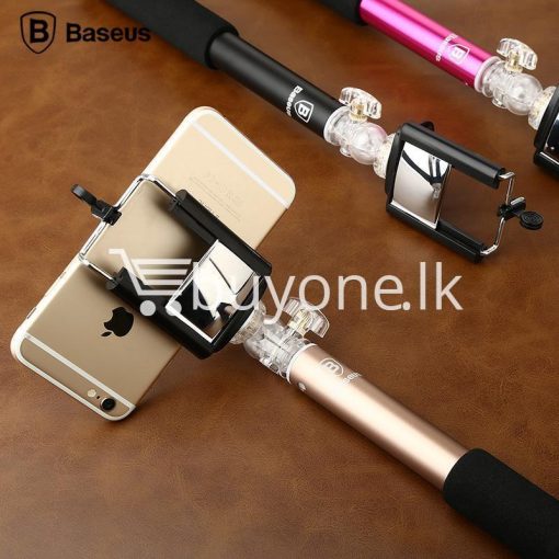 baseus stable series handheld extendable selfie stick with selfie remote mobile store special best offer buy one lk sri lanka 46181 510x510 - Baseus Stable Series Handheld Extendable Selfie Stick with Selfie Remote