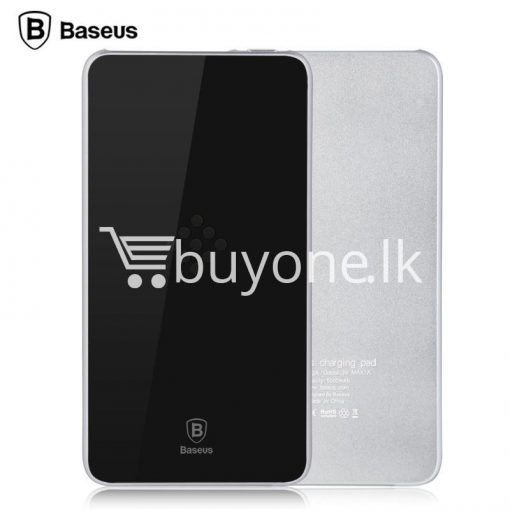 baseus wireless charging base with fast charger power bank 5000mah for iphone samsung htc mi mobile phones mobile phone accessories special best offer buy one lk sri lanka 74383 510x510 - BASEUS Wireless Charging Base with Fast Charger Power Bank 5000mAh For iPhone Samsung HTC MI Mobile Phones