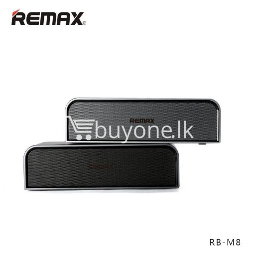 remax rb m8 portable aluminum wireless bluetooth 4.0 speakers with clear bass computer accessories special best offer buy one lk sri lanka 57637 510x510 - REMAX RB-M8 Portable Aluminum Wireless Bluetooth 4.0 Speakers with Clear Bass
