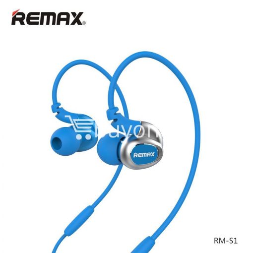 remax s1 stereo sport earphones deep bass music earbuds with microphone mobile phone accessories special best offer buy one lk sri lanka 48024 510x510 - Remax S1 Stereo Sport Earphones Deep Bass Music Earbuds with Microphone