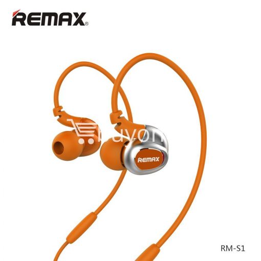 remax s1 stereo sport earphones deep bass music earbuds with microphone mobile phone accessories special best offer buy one lk sri lanka 48028 510x510 - Remax S1 Stereo Sport Earphones Deep Bass Music Earbuds with Microphone