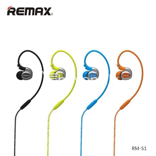 remax s1 stereo sport earphones deep bass music earbuds with microphone mobile phone accessories special best offer buy one lk sri lanka 48030 510x510 - Remax S1 Stereo Sport Earphones Deep Bass Music Earbuds with Microphone