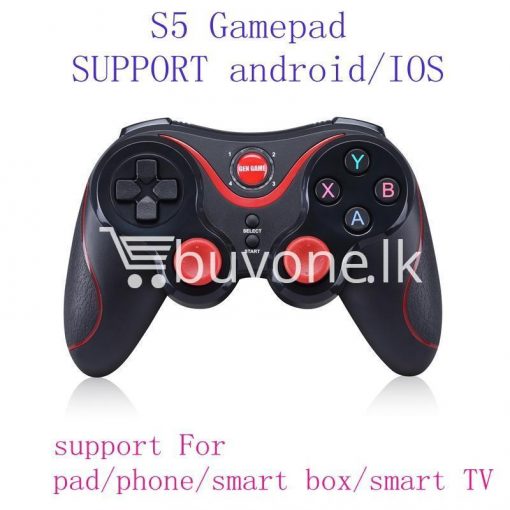 gen game s5 wireless bluetooth controller gamepad for ios android os phone tablet pc smart tv with holder special best offer buy one lk sri lanka 00568 510x510 - GEN GAME S5 Wireless Bluetooth Controller Gamepad For IOS Android OS Phone Tablet PC Smart TV With Holder