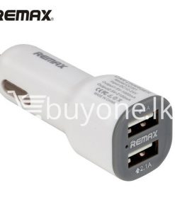 remax car charger dual usb port charger for iphone samsung htc smart phones automobile store special best offer buy one lk sri lanka 53706 247x296 - Remax Car Charger Dual USB Port Charger For iPhone Samsung HTC Smart Phones