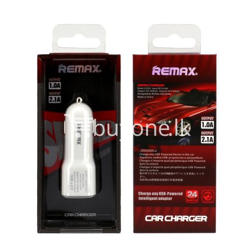 remax car charger dual usb port charger for iphone samsung htc smart phones automobile store special best offer buy one lk sri lanka 53713 510x510 - Remax Car Charger Dual USB Port Charger For iPhone Samsung HTC Smart Phones