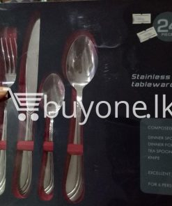 24 pieces tableware set stainless steel tableware home and kitchen special best offer buy one lk sri lanka 99648 247x296 - 24 Pieces Tableware Set - Stainless Steel Tableware