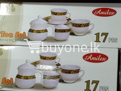 amilex 17pcs tea set service for 6 persons home and kitchen special best offer buy one lk sri lanka 99498 510x383 - Amilex 17pcs Tea Set Service For 6 Persons
