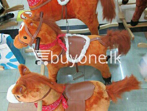 cute rocking horse for kids with music and cute voice output large baby care toys special best offer buy one lk sri lanka 15266 510x383 - Cute Rocking Horse for Kids with Music and Cute Voice output Large