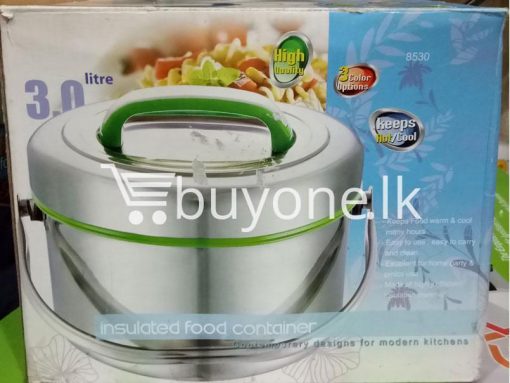 insulated food container 3 litre keeps high quality hot cool home and kitchen special best offer buy one lk sri lanka 99467 510x383 - Insulated Food Container 3 Litre Keeps High Quality Hot-Cool