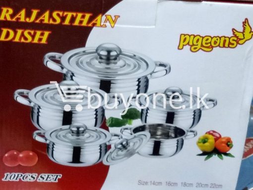 pigeons rajasthan dish 10pcs set home and kitchen special best offer buy one lk sri lanka 99471 510x383 - Pigeons Rajasthan Dish 10pcs Set